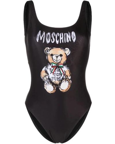 Moschino Teddy bear badeanzug - Schwarz