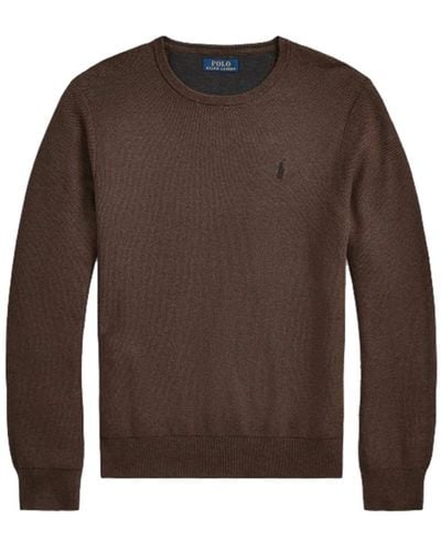 Polo Ralph Lauren Round-Neck Knitwear - Brown