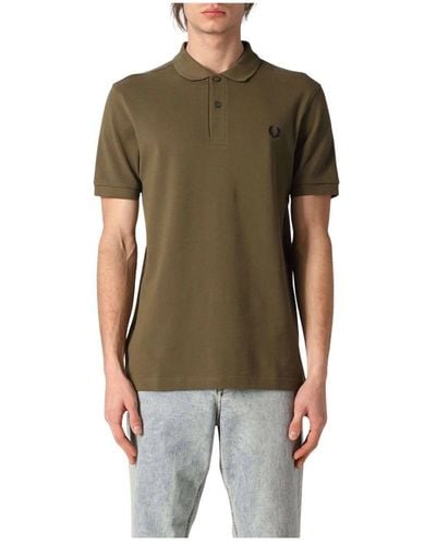 Fred Perry Polo Shirts - Green
