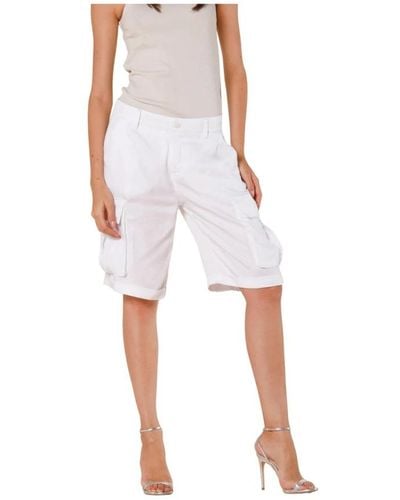 Mason's Victoria cargo bermuda shorts - Weiß