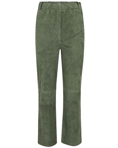 Arma Wide Trousers - Green