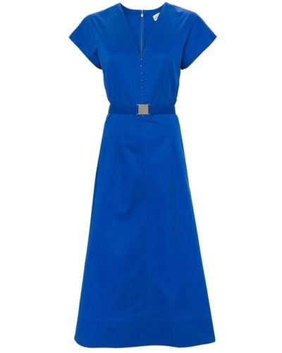 Tory Burch Duchess v-ausschnitt kleid - Blau