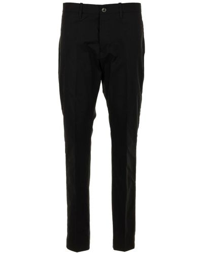 Nine:inthe:morning Trousers > slim-fit trousers - Noir