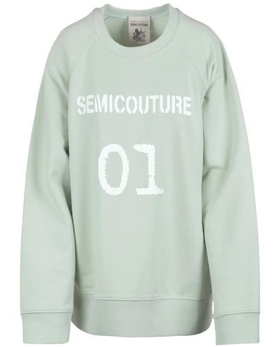 Semicouture Sweatshirts - Green