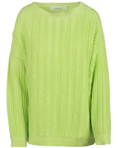 Liviana Conti Round-Neck Knitwear - Green