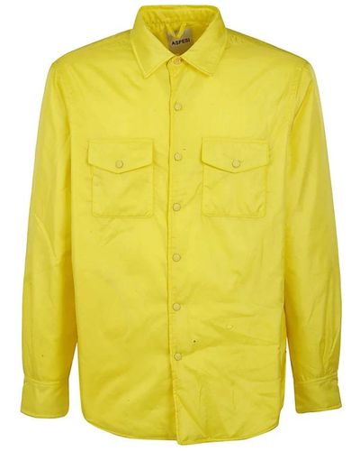 Aspesi Casual Shirts - Yellow