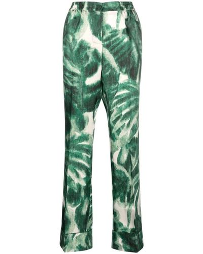 F.R.S For Restless Sleepers Slim-Fit Trousers - Green
