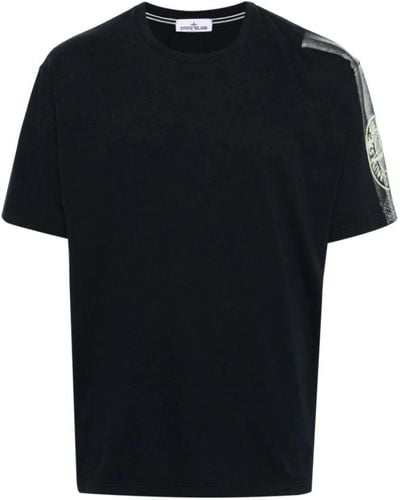 Stone Island T-Shirts - Black