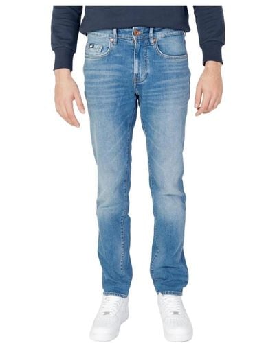 Gas Jeans > slim-fit jeans - Bleu