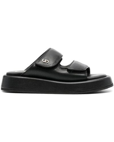 Casadei Shoes > flip flops & sliders > sliders - Noir
