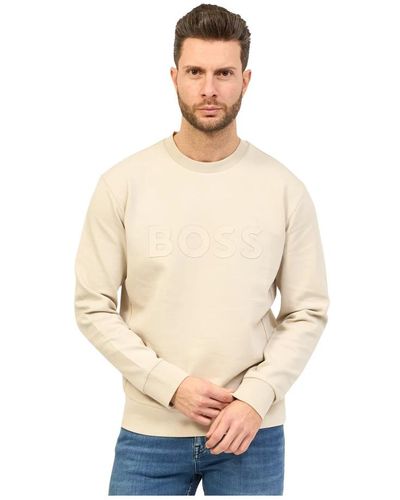 BOSS Sweatshirts - Natural