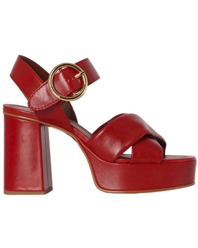 See By Chloé High Heel Sandals - Red