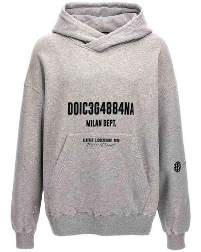 Dolce & Gabbana Hoodies - Grey