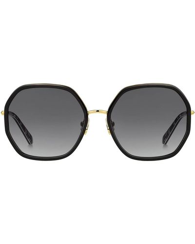 Kate Spade Schwarz gold/grau getönte sonnenbrille nicola/g/s