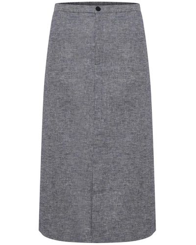 Part Two Midi Skirts - Grey