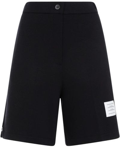 Thom Browne High waisted shorts - Nero
