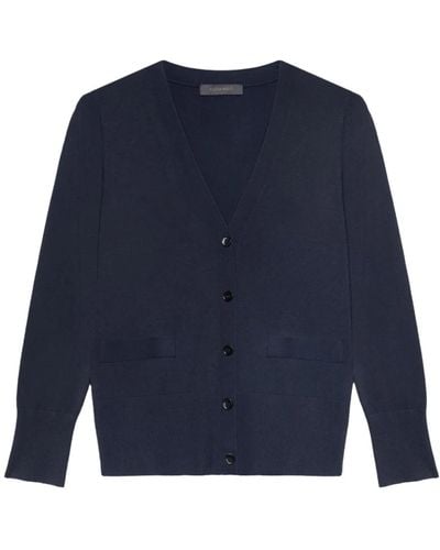 Elena Miro Knitwear > cardigans - Bleu