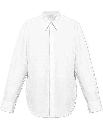 Ferragamo Shirt mit logo - Weiß