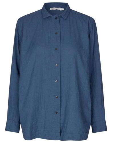 Rabens Saloner Blouses & shirts > shirts - Bleu