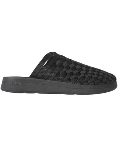 Malibu Sandals Shoes > flats > mules - Noir