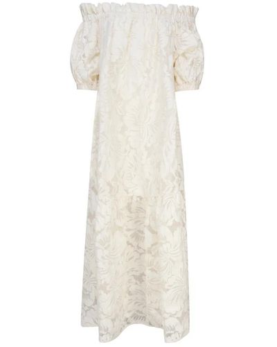Mariuccia Milano Vestidos crema colección - Blanco