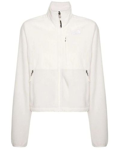 The North Face Zip-Throughs - White