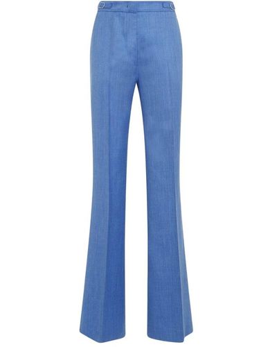 Gabriela Hearst Wide Trousers - Blue