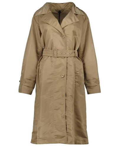 Moncler Coats > belted coats - Neutre