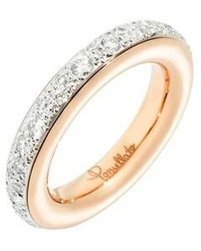 Pomellato Pab7120o7000db000 - anello fede eternity iconica diamante - Giallo