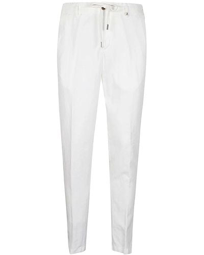 Myths Pantalone lungo in lyocell - Bianco