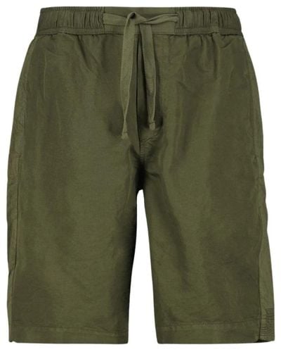 Orlebar Brown Casual shorts mit kordelzug aus baumwolle leinen - Grün