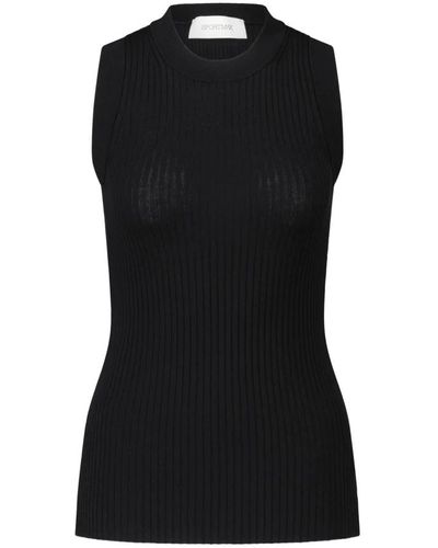 Sportmax Round-neck knitwear - Negro