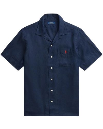 Ralph Lauren Linen Shirt - Blue