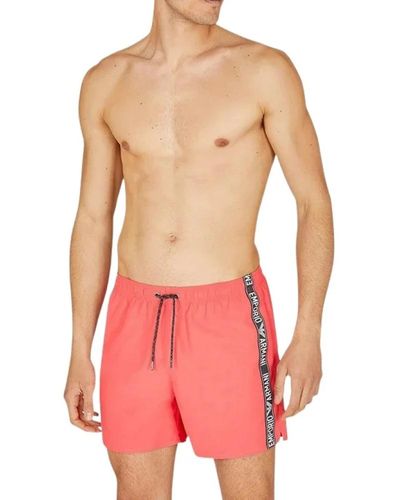 EA7 Costume mare emporio armani fuxia - Rosso