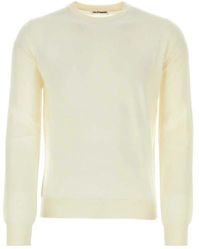 Jil Sander Ivory wool sweater - Weiß