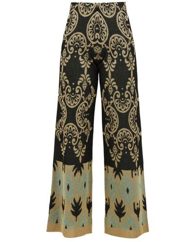 Akep Wide Trousers - Green