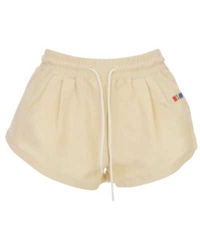 MSGM Shorts 3241mdb68 - Bianco