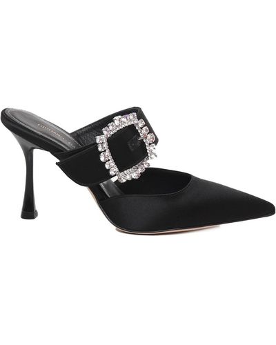 Giuliano Galiano Shoes > heels > heeled mules - Noir