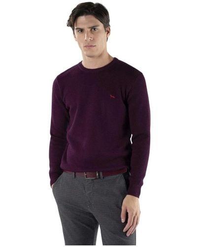 Harmont & Blaine Round-Neck Knitwear - Purple