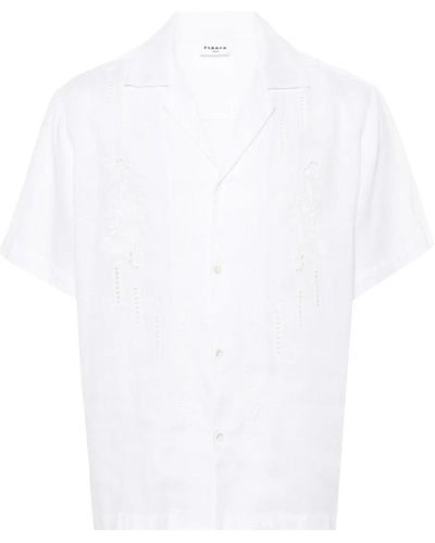 P.A.R.O.S.H. Short sleeve camicie - Bianco