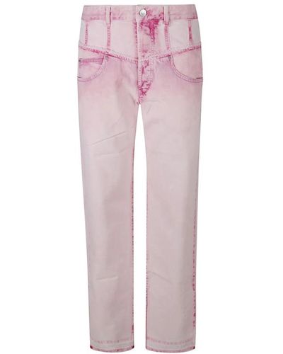 Isabel Marant Straight Jeans - Pink