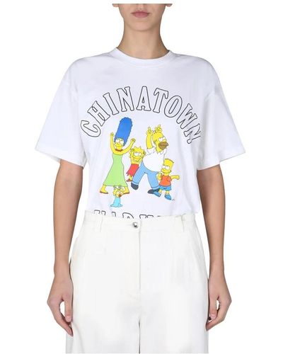 Market Familie Simpson T-Shirt - Weiß