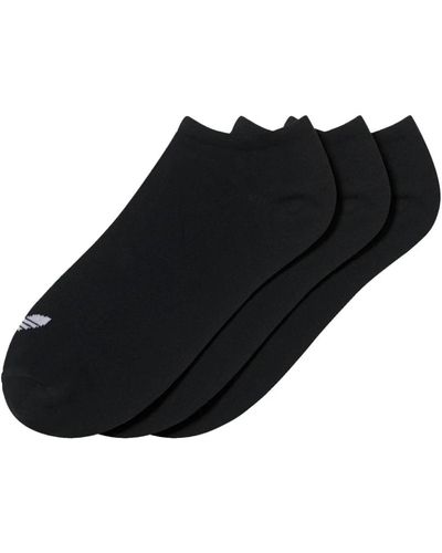 adidas Pack de 3 calcetines liner trefoil - Negro