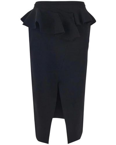 Alexander McQueen Midi Skirts - Black