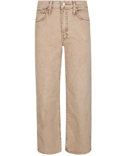 Mother Straight Jeans - Natural