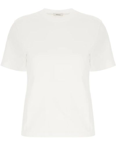 Ferragamo Lässiges baumwoll t-shirt - Weiß