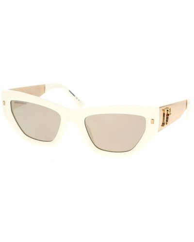 DSquared² Mutige und stilvolle sonnenbrille mit d2-logo - Mettallic