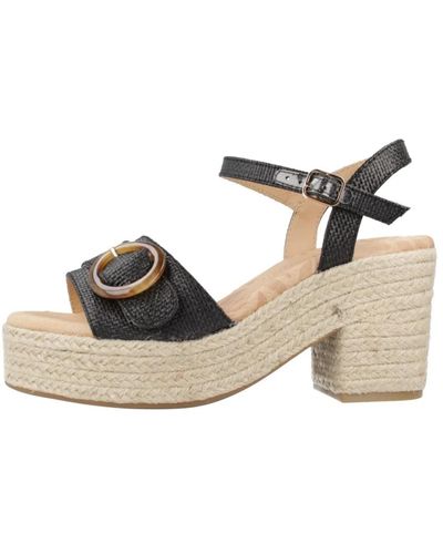 MTNG Elegant high heel sandals,stylische wedges sandale - Braun