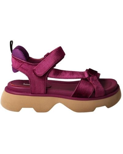 Jeannot Shoes > sandals > flat sandals - Violet