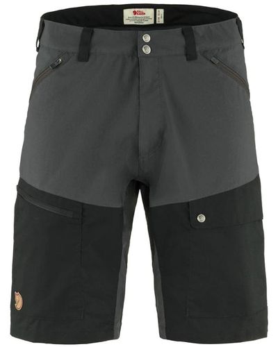 Fjallraven Midsummer shorts in dunkelgrau/schwarz